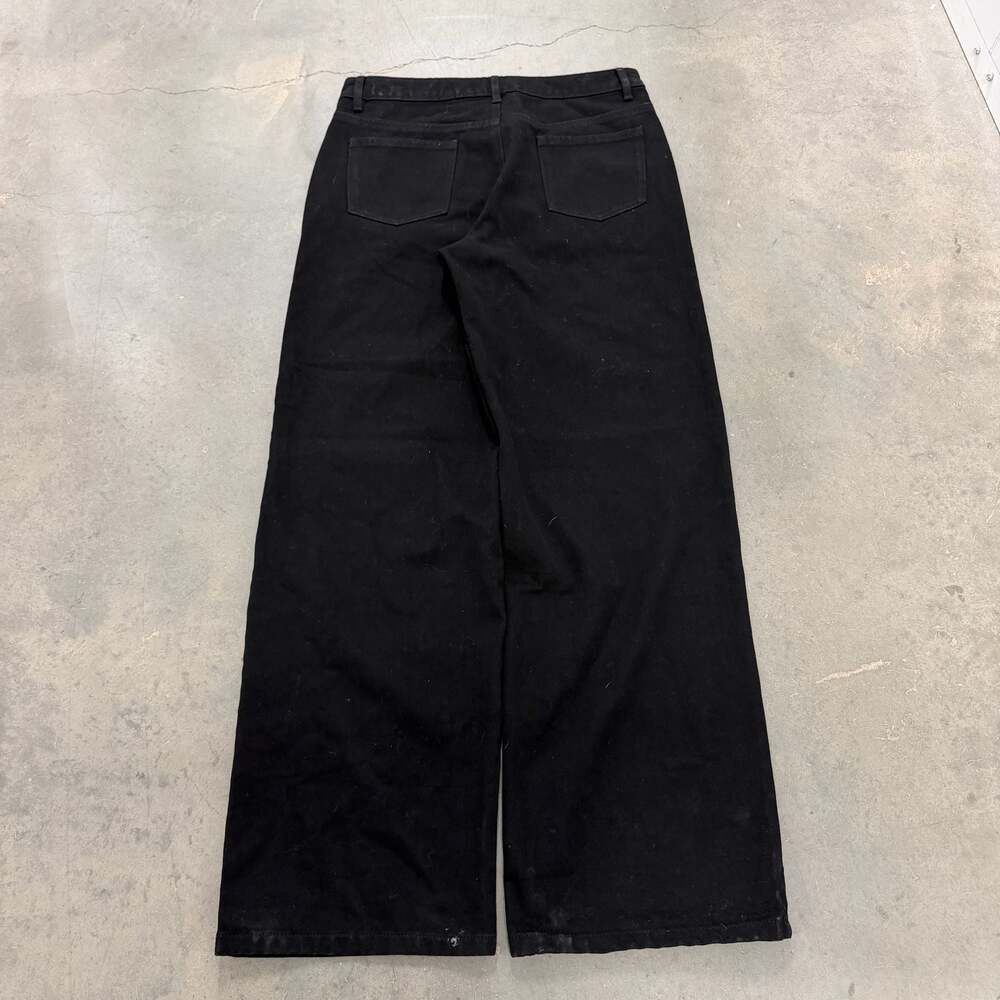 PepperMayo Black Wide Leg Jeans High Rise 32x33